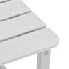 vidaXL Adirondack Side Table White 38 x 38 x 46 cm HDPE