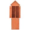 vidaXL Garden Storage Shed Brown Wood 28.0 x 23.6 x 83.9 in