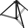 vidaXL T-Shape Background Stand Black 59.4 x 23.6 x (27.6-78.7) "