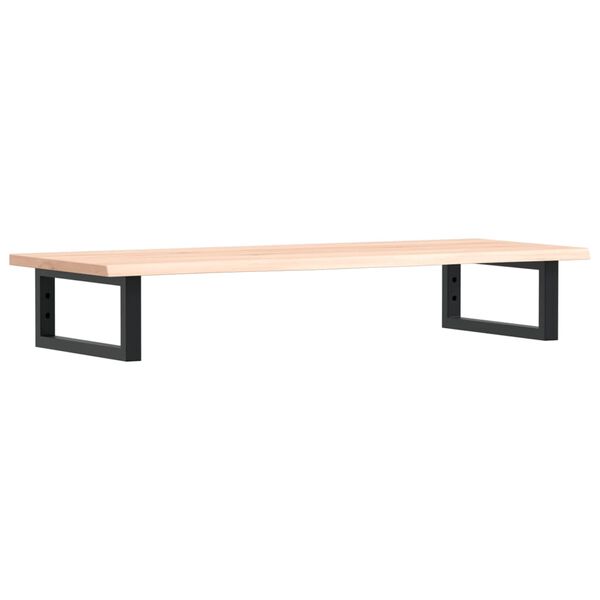 vidaXL Basin Shelf Wall Mounted Steel and Solid Wood Oak
