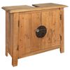 vidaXL Vanity Cabinet Natural pine Solid pinewood Medium