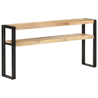 vidaXL Console Table 59.1"x11.8"x29.5" Rough Mango Wood