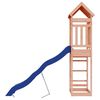 vidaXL Outdoor Playset Brown, Blue Solid Douglas Fir wood, Polypropylene