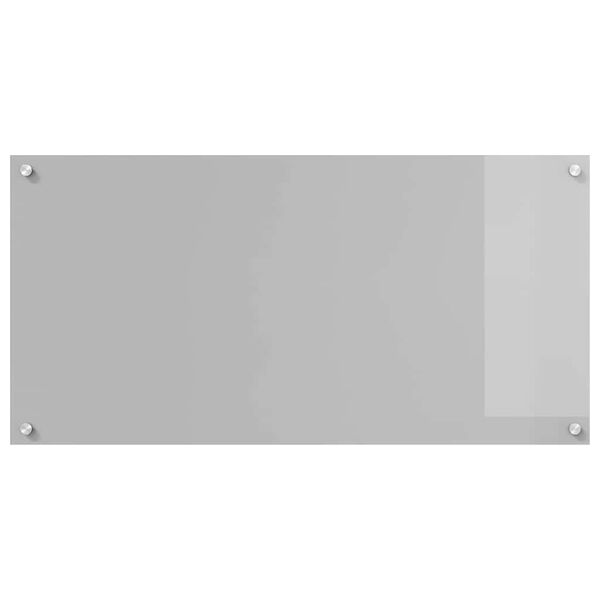vidaXL Kitchen Backsplash Light grey 39.37 x 19.69 x 0.24 in