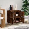 vidaXL Sideboard Smoked Oak Engineered Wood Compact Sideboard