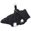 vidaXL Dog Coat Black Polyester, fleece S Waterproof materials