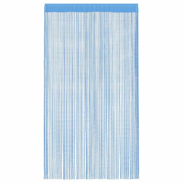 vidaXL String Curtains 2 pcs Light Blue 39.4x98.4"