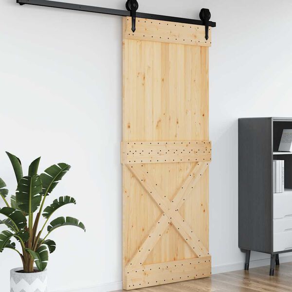 vidaXL Door NARVIK 37.4"x82.7" Solid Wood Pine