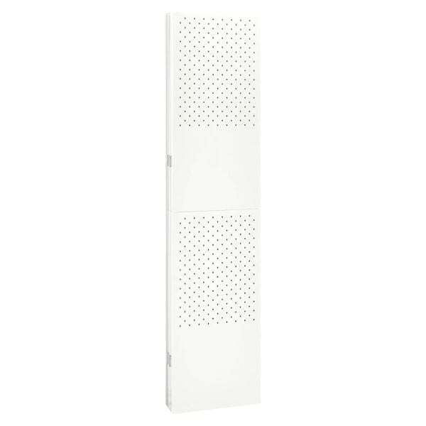 vidaXL 6-Panel Room Divider White 94.5"x70.9" Steel