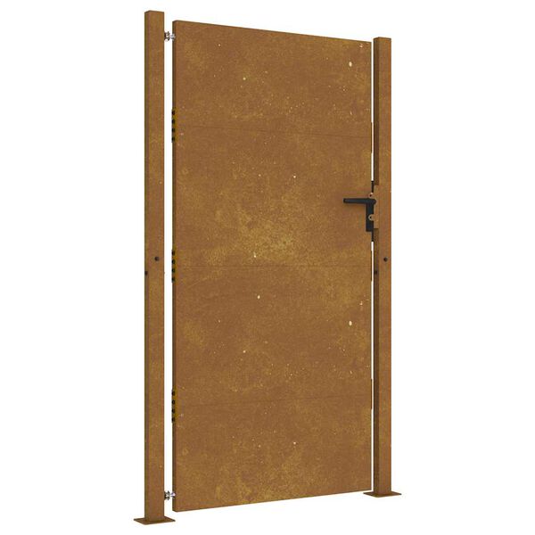 vidaXL Garden Gate 39.4x78.7" Corten Steel
