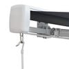 Awning Manual White 137.80" x 98.43" Metal