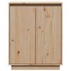 vidaXL Sideboard 23.6"x13.4"x29.5" Solid Wood Pine