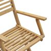 vidaXL Garden Chair Set of 8 Light Wood Solid Acacia Wood Medium