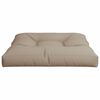 vidaXL Pallet Cushion Taupe 27.6"x27.6"x4.7" Fabric