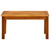 vidaXL Coffee Table Natural Acacia Solid Acacia Wood Small Durable
