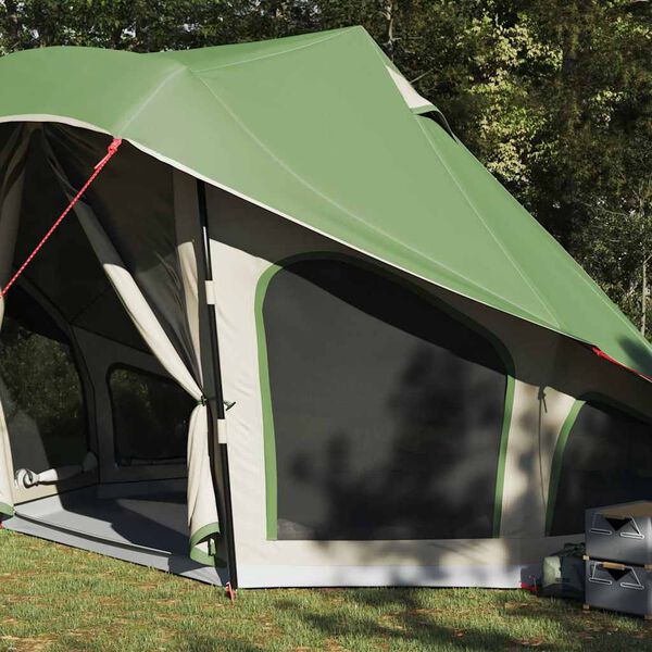 vidaXL Family Tipi Tent Folding with Roof Green 508 x 470 x 300 cm