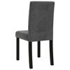 vidaXL Dining Chairs 2 pcs Dark Gray Velvet
