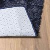 vidaXL Shaggy Rug Navy 100% Polyester 31.5 x 59 in Non-slip Shaggy Rug