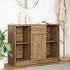 vidaXL Sideboard Artisan oak Engineered wood Medium Storage Sideboard
