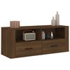 vidaXL TV Cabinet Brown Oak Engineered Wood Medium TV Cabinet