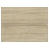 vidaXL Sink Cabinet Sonoma oak Engineered wood 23.6x15.2x17.7 in