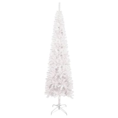 vidaXL Slim Christmas Tree White 47.2"