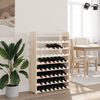 vidaXL Wine Rack with Top Board 28.5x9.8x43.9" Solid Wood Pine