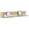 vidaXL Wall Shelves 2 pcs Sonoma Oak 39.4x6.5x6.5" Engineered Wood