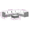 vidaXL Garden Lounge Set Grey, Anthracite
