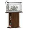 vidaXL Aquarium Stand Brown Oak Engineered Wood Medium Storage