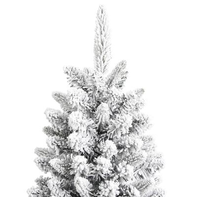 vidaXL Artificial Christmas Tree with Flocked Snow 59.1" PVC&PE