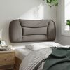 vidaXL Headboard Cushion Taupe 100% Polyester 31.5 in x 18.9 in
