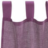 vidaXL Voile Curtains with Loops 2 pcs Purple 55.1x88.6"