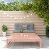 vidaXL Garden Lounge Set Solid Wood Douglas, Grey Solid Douglas wood