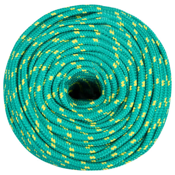 vidaXL Boat Rope Green 0.24 " 82.0 ' Polypropylene