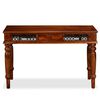 vidaXL Writing Table Brown Solid Acacia Wood Large Storage