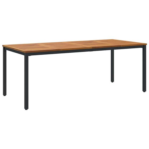vidaXL Outdoor Tables natural and black 78.7" x 35.4" x 29.5