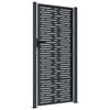vidaXL Garden Gate Anthracite 39.4x78.7" Steel Square Design
