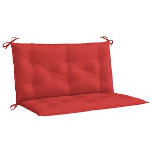 vidaXL Garden Bench Cushion Set of 2 Red Oxford fabric (100% polyester)