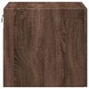 vidaXL Wall Cabinet Brown Oak Engineered Wood Medium Wall Cabinet