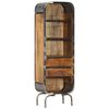 vidaXL Highboard Brown Solid mango wood Tall Highboard Rectangular
