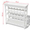 vidaXL Wine Cabinet White