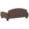 vidaXL Dog Bed Brown 70x45 x 11.8 " Faux Leather
