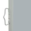 vidaXL Patio Retractable Side Awning 31.5"x118.1" Gray