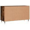 vidaXL Sideboard Smoked Oak Engineered Wood and Metal Medium Storage