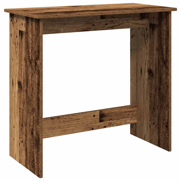 vidaXL Desk Old wood Engineered wood Standard Appealing Design Desk