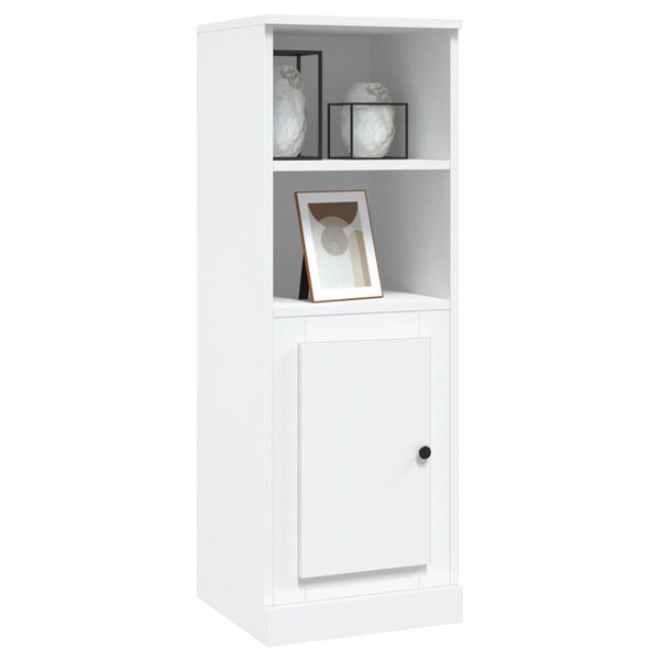 vidaXL Highboard White Engineered wood Medium Highboard Rectangular