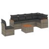 vidaXL Garden Sofa Set Grey
