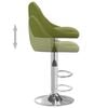 vidaXL Bar Stool Set of 2 Light Green