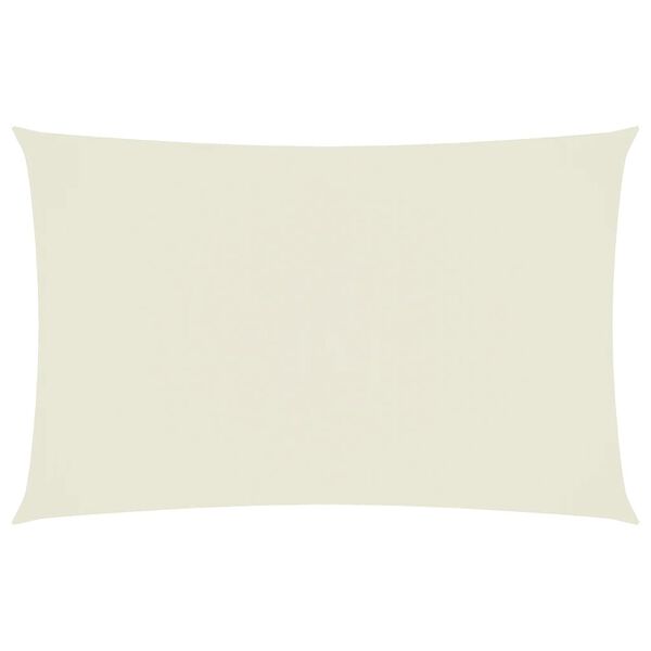 vidaXL Sunshade Sail Oxford Fabric Rectangular 13.1x23.0' Cream
